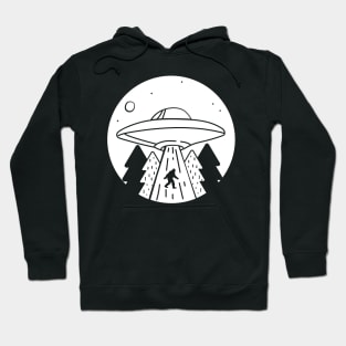 UFO Alien Bigfoot Abduction Conspiracy Theory Hoodie